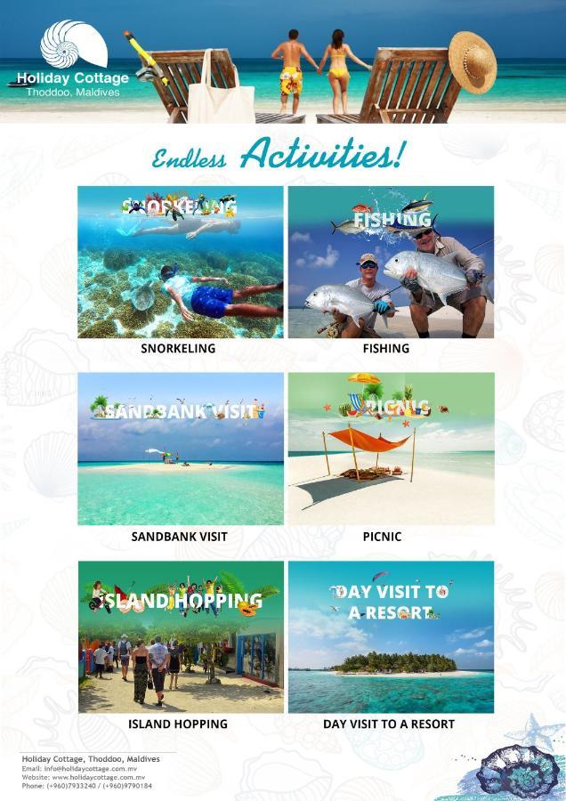 Holiday Cottage Thoddoo, Maldives Екстер'єр фото